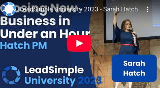 Sarah Hatch at LSU 2023
