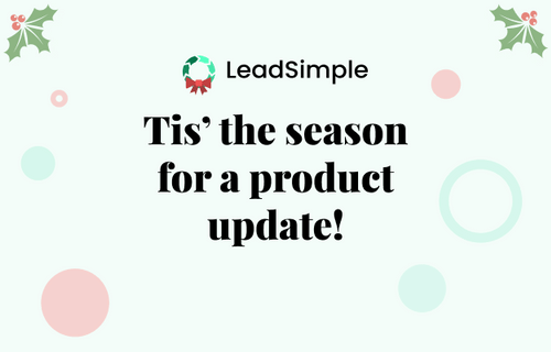 Tis' the season for a product update!