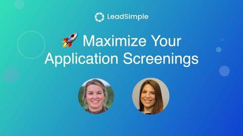 Maximize Your Application Screenings: Exclusive Webinar