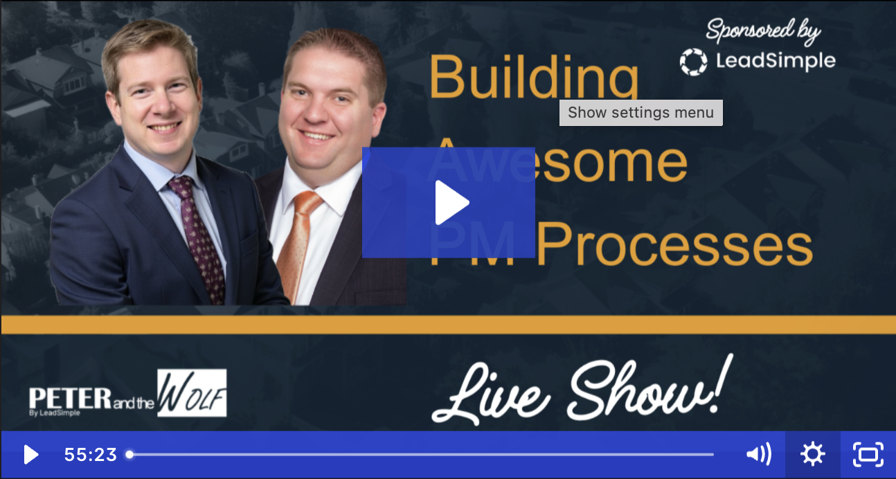 Peter & The Wolf: Building Awesome Processes